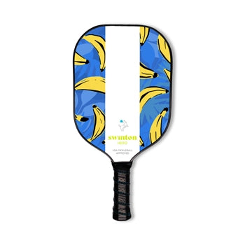 Swinton pickleball paddle in banana print.