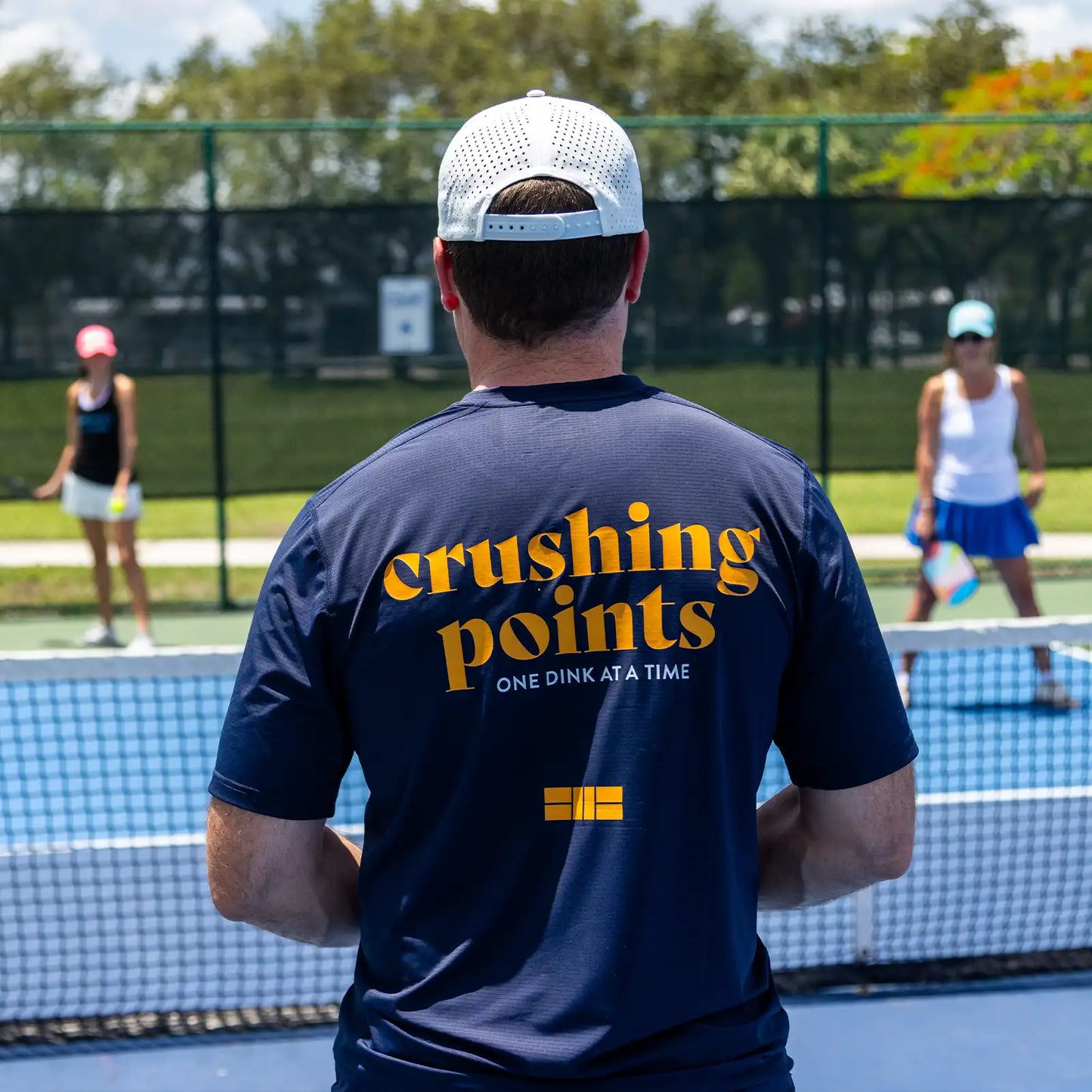 Men's Serving Looks, Crushing Points Pickleball Shirt