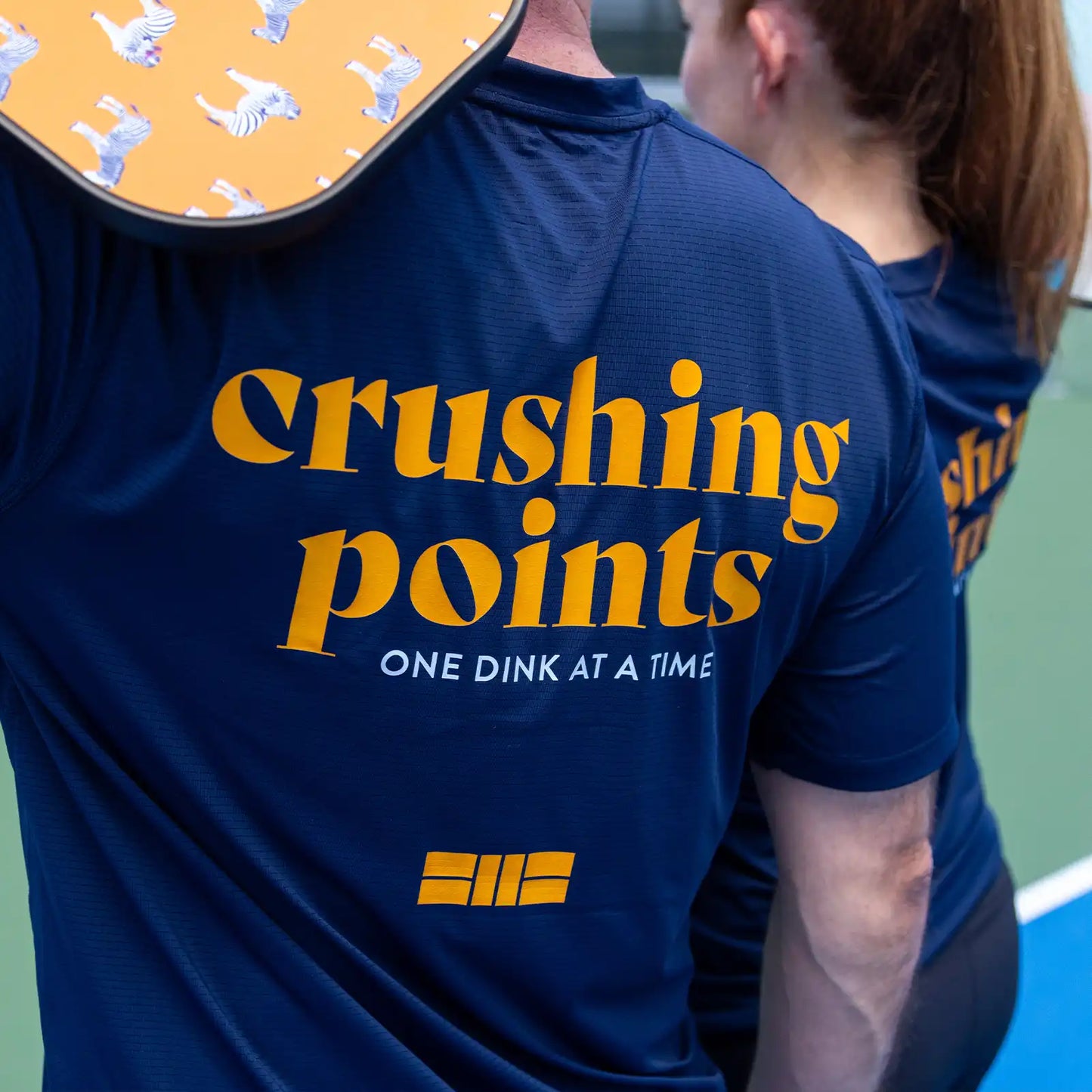 Men's Serving Looks, Crushing Points Pickleball Shirt