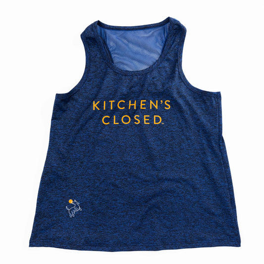 Women's Kitchen's Closed Performance Tank in Navy