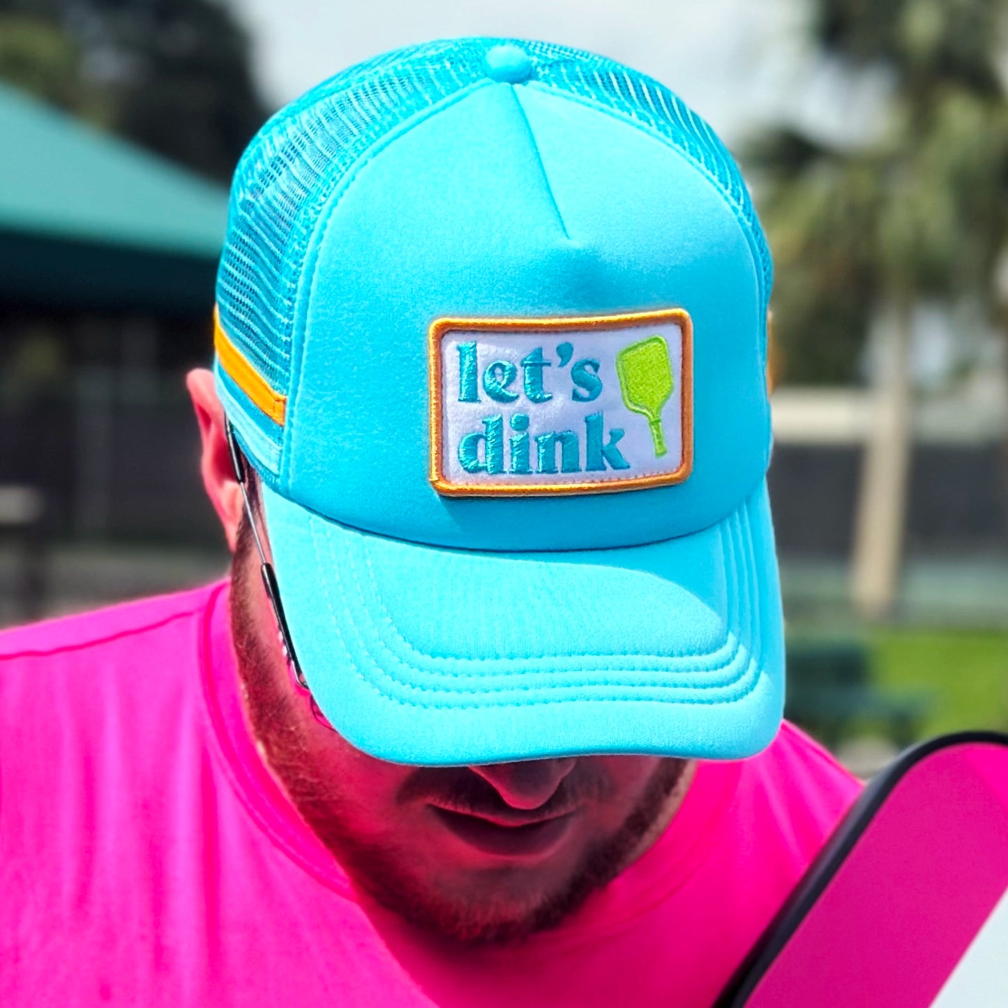 pickleball hat dink champ pickle ball trucker funny gift