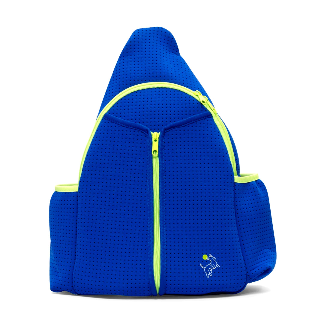 swinton royal blue sling bag for picklaball paddles and gear small carry all