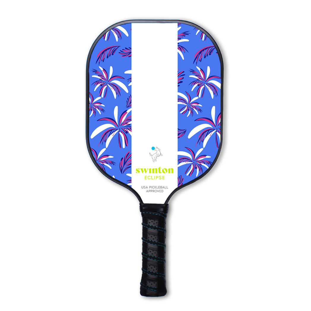 Striped Eclipse Island Vibes Pickleball Paddle