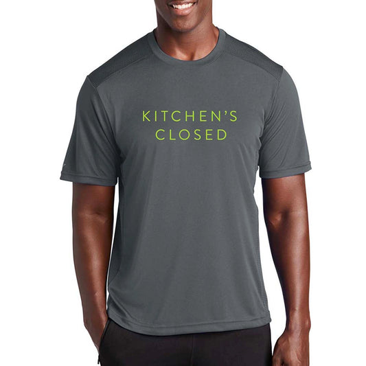Men's Kitchen's Closed Performance Shirt Gray