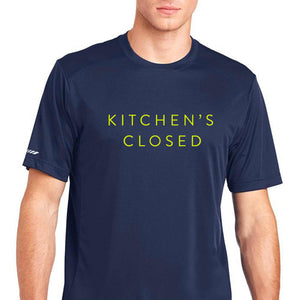 Men's Kitchen's Closed Performance Shirt Navy Blue