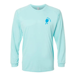 Kitchen's Closed Long Sleeve Pickleball UPF50+ Sun Shirt Aqua