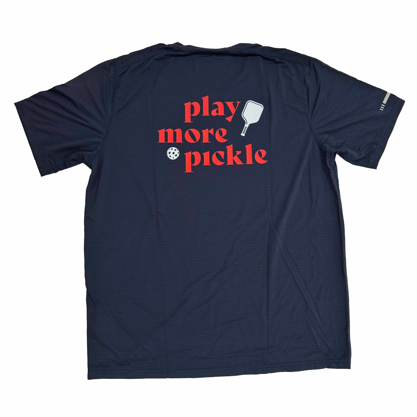 Men's Play More Pickle LUX Performance Tee Navy