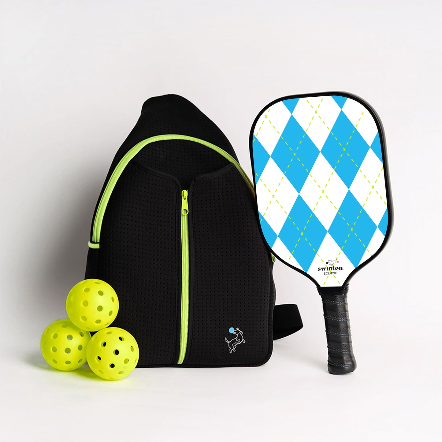 Pickleball Starter Bundle - Black Sling Bag Combo