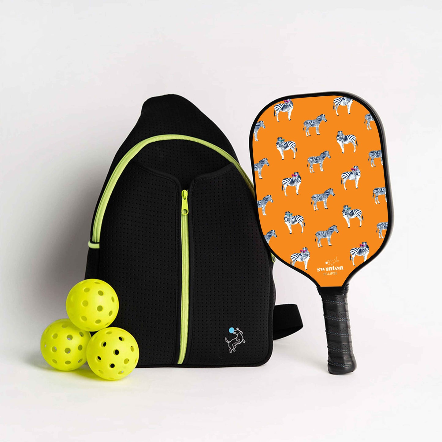 Pickleball Starter Bundle - Black Sling Bag Combo