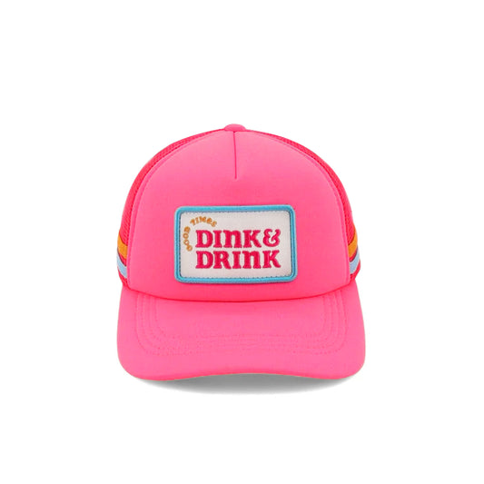 Dink & Drink Pink Foam Snapback Hat