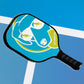 pickleball paddle blue dog racquet gift player pickle ball gear accessories attire advanced new