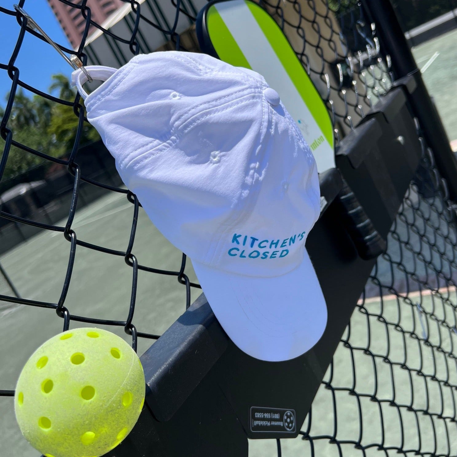 pickleball hat for him her sports swinton baseball cap accessory gift pickle ball racket paddle