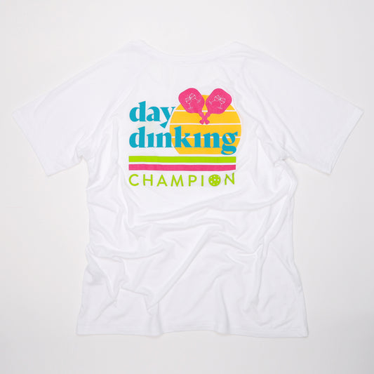 day dinking t shirt tee pickleball pickle women's performance shirt  sports play champion gift girl ladies womens