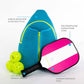 Swinton Pickleball Bundle Sling Bag with Paddle and Three Balls Details